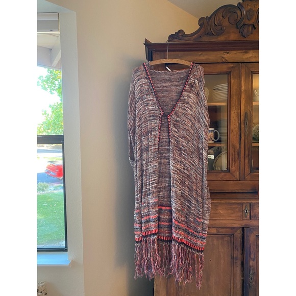 Free People Knit Poncho - Picture 1 of 10